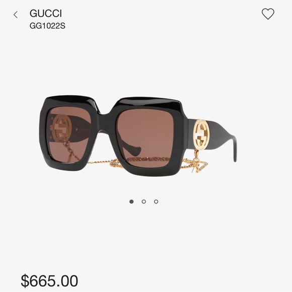 Pair of Gucci Sunglasses. Originally bought without the chain. - Picture 7 of 7